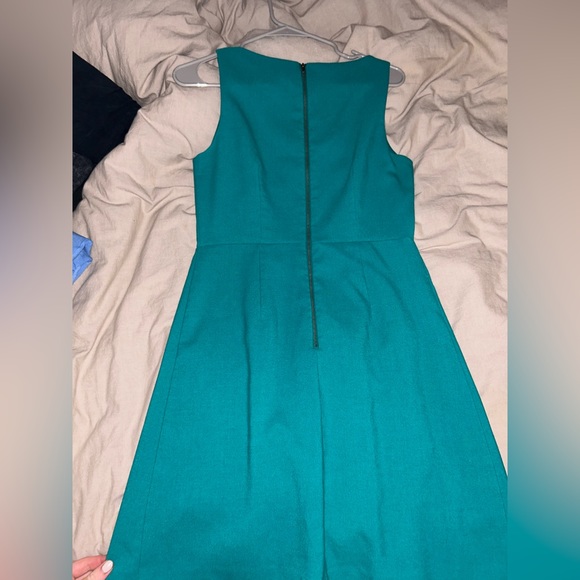 LOFT Dresses Teal Work Dress With Pockets Poshmark